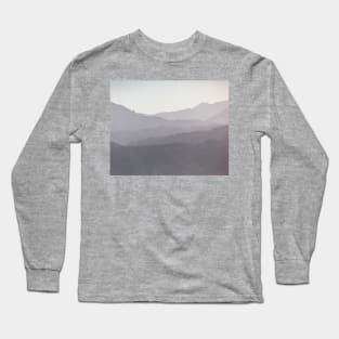 Layered Mountain Landscape Long Sleeve T-Shirt